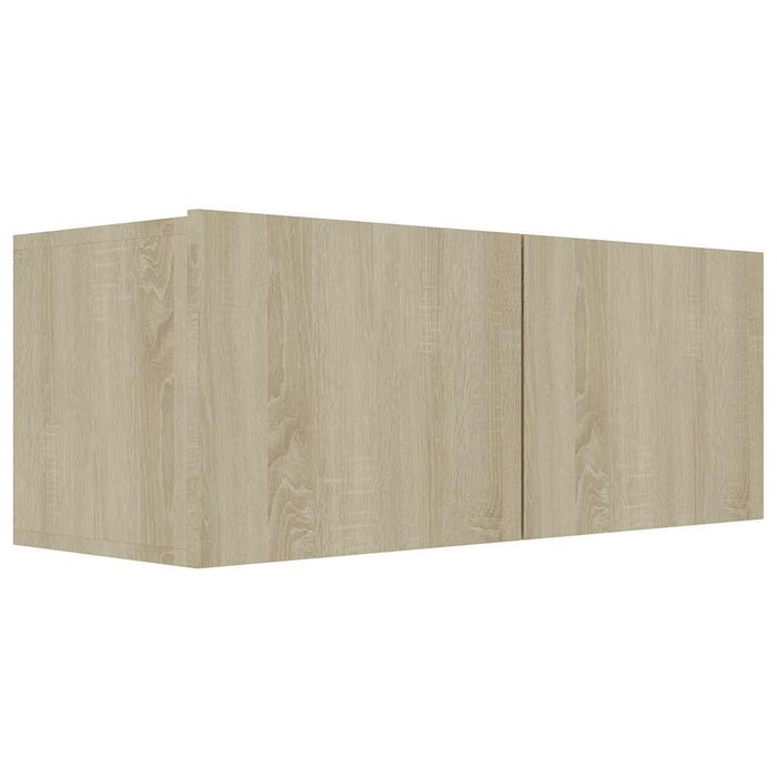 Set de dulapuri TV, 4 piese, stejar sonoma, lemn prelucrat - WALTI WALTI