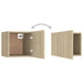 Set de dulapuri TV, 8 piese, stejar sonoma, lemn prelucrat - WALTI WALTI