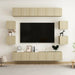 Set de dulapuri TV, 10 piese, stejar sonoma, lemn prelucrat - WALTI WALTI