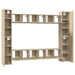 Set de dulapuri TV, 10 piese, stejar sonoma, lemn prelucrat - WALTI WALTI
