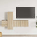 Set de dulapuri TV, 3 piese, stejar sonoma, lemn prelucrat - WALTI WALTI