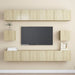 Set de dulapuri TV, 6 piese, stejar sonoma, lemn prelucrat - WALTI WALTI