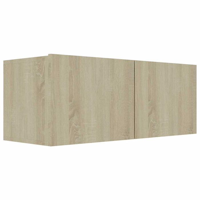 Set de dulapuri TV, 8 piese, stejar sonoma, lemn prelucrat - WALTI WALTI