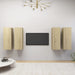 Dulapuri TV 4 buc. stejar Sonoma 30,5x30x90 cm, lemn prelucrat - WALTI WALTI