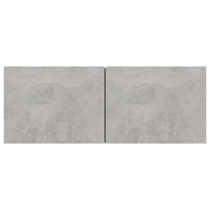 Dulapuri TV, 4 buc., gri beton, 80x30x30 cm, lemn prelucrat - WALTI WALTI