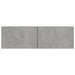 Dulapuri TV, 4 buc, gri beton, 100x30x30 cm, lemn prelucrat - WALTI WALTI