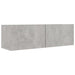 Set dulapuri TV, 8 piese, gri beton, lemn prelucrat - WALTI WALTI