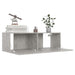 Set dulapuri TV, 8 piese, gri beton, lemn prelucrat - WALTI WALTI