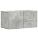 Set de dulapuri TV, 5 piese, gri beton, lemn prelucrat - WALTI WALTI