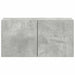 Set de dulapuri TV, 5 piese, gri beton, lemn prelucrat - WALTI WALTI