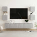 Set de dulapuri TV, 7 piese, gri beton, lemn prelucrat - WALTI WALTI
