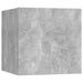 Set de dulapuri TV, 6 piese, gri beton, lemn prelucrat - WALTI WALTI