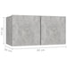 Set de dulapuri TV, 6 piese, gri beton, lemn prelucrat - WALTI WALTI