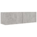 Set de dulapuri TV, 8 piese, gri beton, lemn prelucrat - WALTI WALTI