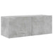 Set de dulapuri TV, 6 piese, gri beton, lemn prelucrat - WALTI WALTI