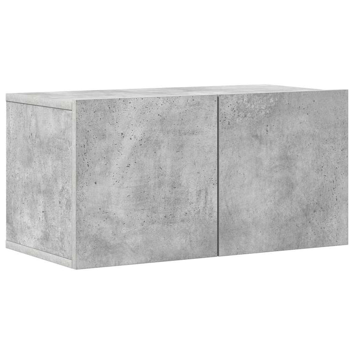 Set de dulapuri TV, 6 piese, gri beton, lemn prelucrat - WALTI WALTI