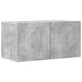 Set de dulapuri TV, 6 piese, gri beton, lemn prelucrat - WALTI WALTI