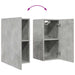 Set de dulapuri TV, 6 piese, gri beton, lemn prelucrat - WALTI WALTI