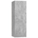 Set de dulapuri TV, 8 piese, gri beton, lemn prelucrat - WALTI WALTI