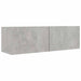 Set de dulapuri TV, 7 piese, gri beton, lemn prelucrat - WALTI WALTI