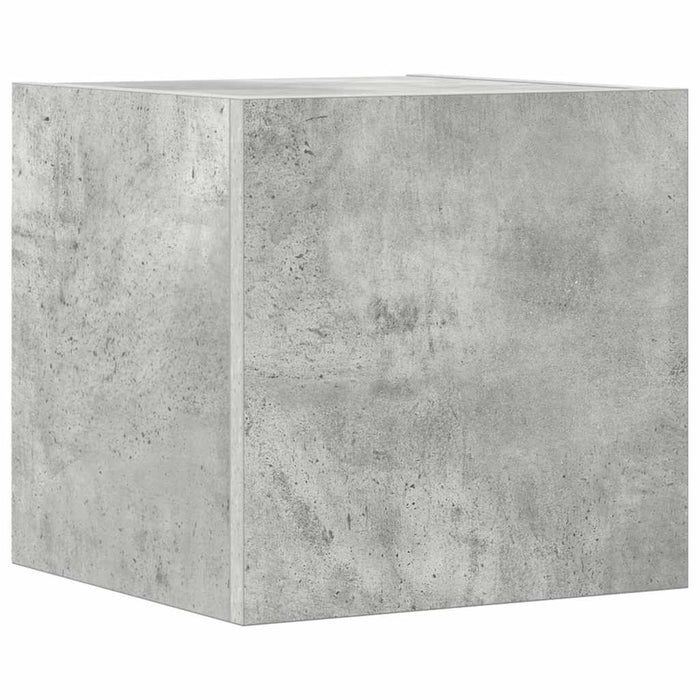 Set de dulapuri TV, 8 piese, gri beton, lemn prelucrat - WALTI WALTI