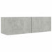 Set de dulapuri TV, 6 piese, gri beton, lemn prelucrat - WALTI WALTI