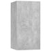 Dulapuri TV, 4 buc, gri beton, 30,5x30x60 cm, lemn prelucrat - WALTI WALTI