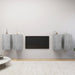 Dulapuri TV, 4 buc, gri beton, 30,5x30x60 cm, lemn prelucrat - WALTI WALTI