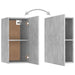 Dulapuri TV, 7 buc, gri beton, 30,5x30x60 cm, lemn prelucrat - WALTI WALTI