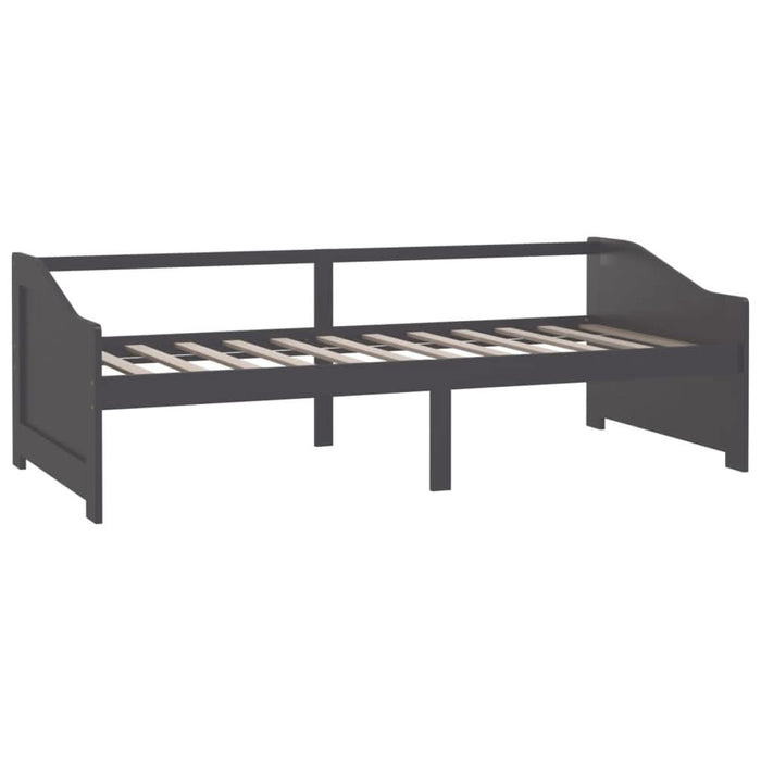 Pat de zi cu 3 locuri, gri închis, 90x200 cm, lemn masiv pin - WALTI WALTI
