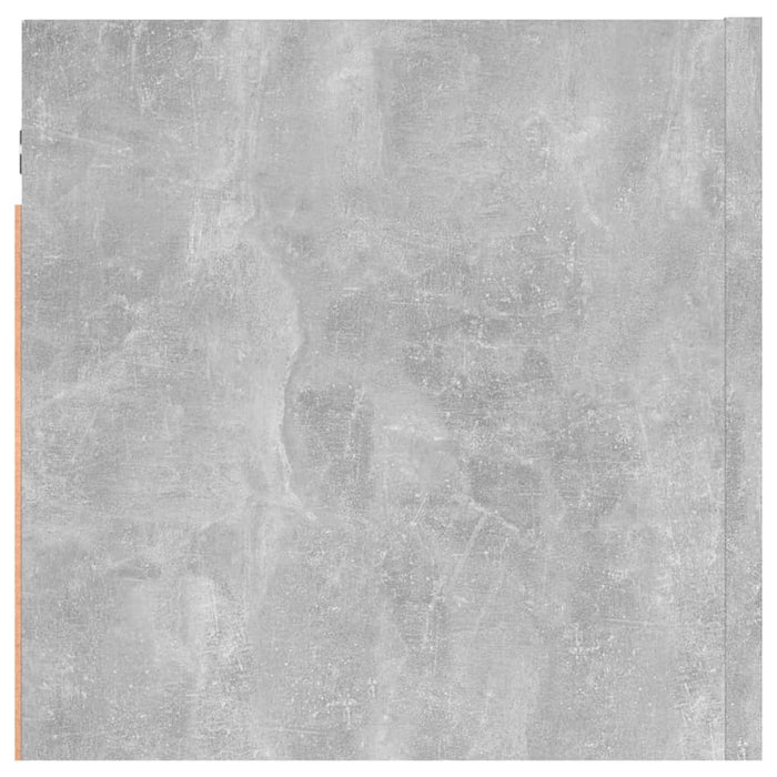 Noptiere, 2 buc., gri beton, 30,5x30x30 cm, lemn prelucrat WALTI