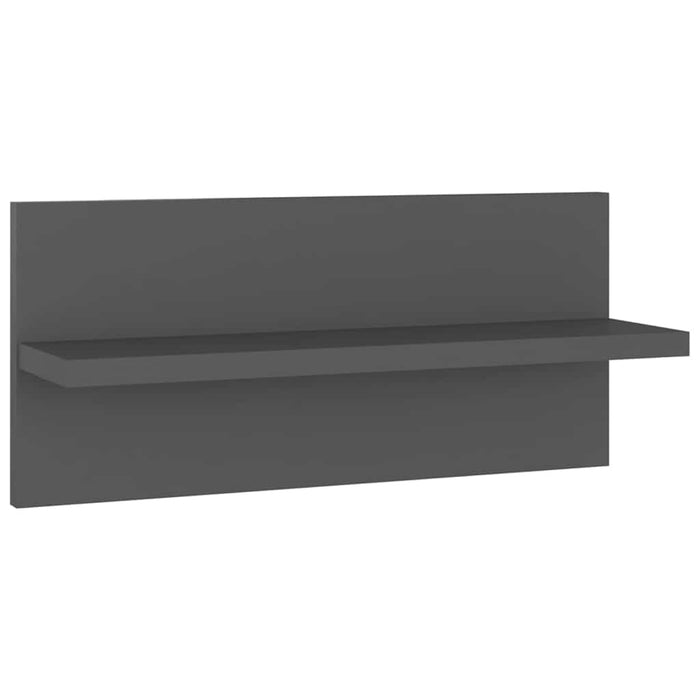 Rafturi de perete, 2 buc., gri, 40x11,5x18 cm, PAL WALTI