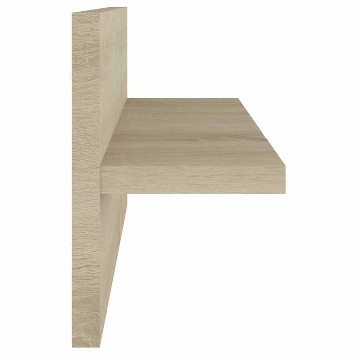 Rafturi de perete, 4 buc., stejar sonoma, 40x11,5x18 cm, PAL WALTI