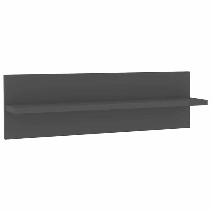 Rafturi de perete, 4 buc., gri, 60x11,5x18 cm, PAL WALTI