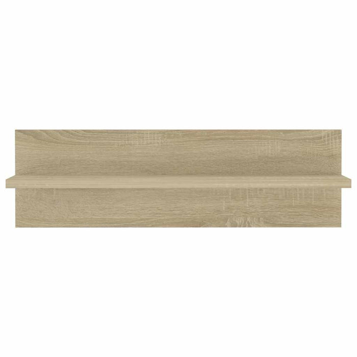 Rafturi de perete, 2 buc., stejar sonoma, 60x11,5x18 cm, PAL WALTI