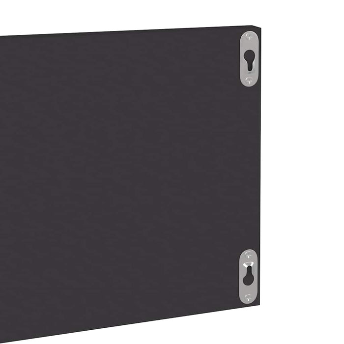 Rafturi de perete, 2 buc., gri, 80x11,5x18 cm, PAL WALTI