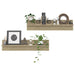 Rafturi de perete, 2 buc., stejar sonoma, 80x11,5x18 cm, PAL - WALTI WALTI