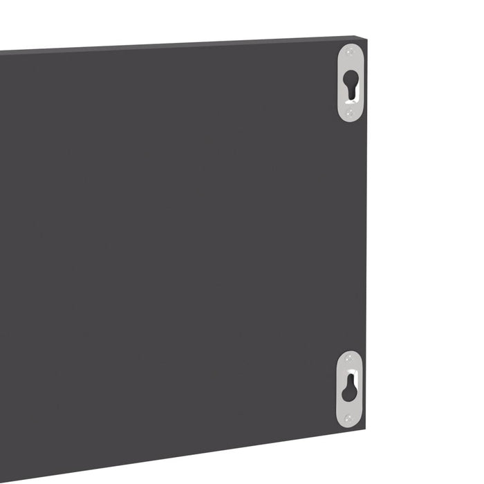 Rafturi de perete 4 buc. gri extralucios 80x11,5x18 cm PAL WALTI