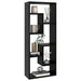 Raft de perete, negru, 36x16x90 cm, lemn prelucrat - WALTI WALTI