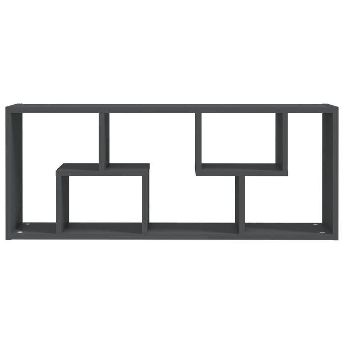 Raft de perete, gri, 36x16x90 cm, lemn prelucrat WALTI