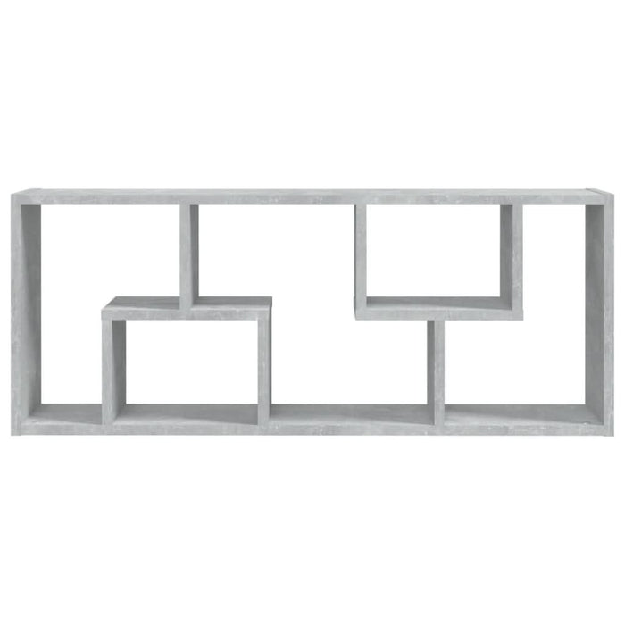 Raft de perete, gri beton, 36x16x90 cm, lemn prelucrat - WALTI WALTI
