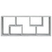 Raft de perete, gri beton, 36x16x90 cm, lemn prelucrat - WALTI WALTI
