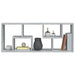 Raft de perete, gri beton, 36x16x90 cm, lemn prelucrat - WALTI WALTI