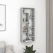 Raft de perete, gri beton, 36x16x90 cm, lemn prelucrat - WALTI WALTI