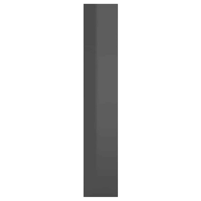 Raft de perete, gri extralucios, 36x16x90 cm, lemn prelucrat WALTI
