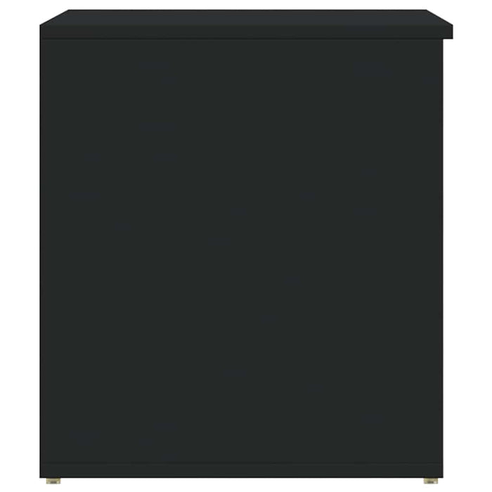 Cufăr de depozitare, negru, 84x42x46 cm, lemn compozit - WALTI WALTI