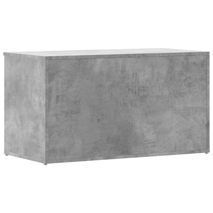 Cufăr de depozitare, gri beton, 84x42x46 cm, lemn compozit - WALTI WALTI