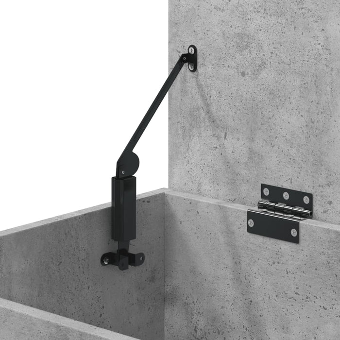 Cufăr de depozitare, gri beton, 84x42x46 cm, lemn compozit - WALTI WALTI