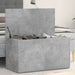 Cufăr de depozitare, gri beton, 84x42x46 cm, lemn compozit - WALTI WALTI