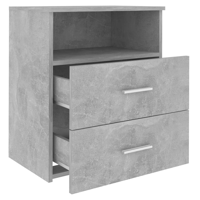 Noptieră, gri beton, 50x32x60 cm - WALTI WALTI
